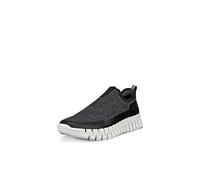 ECCO Baskets faciles à Enfiler Gruuv pour Femme, Noir/Aimant, 8-8.5