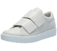 ECCO Baskets Soft 60 Two Strap Premium pour Femme, Blanc, 10-10.5