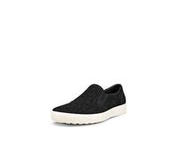 ECCO Baskets Soft 7 Woven à Enfiler 2.0 pour Homme, Noir/Nubuck, 37.5/38 EU