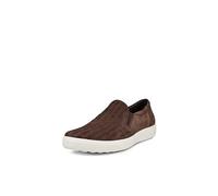 ECCO Baskets Soft 7 Woven Slip on 2.0 pour Homme, Nubuck Moka, 35/35.5 EU