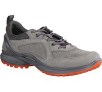 Ecco Biom Energi M 8508140230 Baskets pour hommes, cuir/textile, gris, semelle intérieure amovible - Chaussures de baskets/lacets pour hommes, gris, cuir/textile