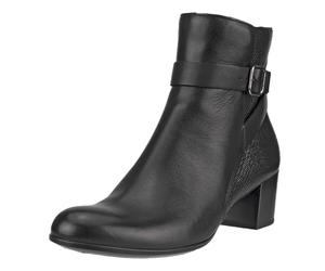 ECCO Bottes Bottines classiques pour femme avec boucle de 35 mm, noir/noir, 38/38.5 EU