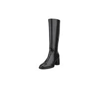 ECCO Bottes hautes sculptées de luxe 55 mm de haut pour femme, noir, 38/38.5 EU