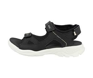 ECCO Boy's Biom Raft Flat Sandal, Noir, 30 EU