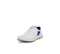 ECCO Chaussures de Golf BOA imperméables en Cuir sans Crampons pour Homme 2025, Blanc virtuel, 43 EU