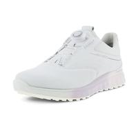 ECCO Women's S-Three BOA Gore-TEX Waterproof Hybrid Golf Shoe, White/Delicacy/White, 11-11.5