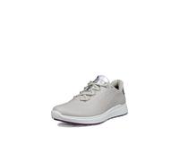ECCO Chaussures de Golf imperméables à Lacets pour Femme S, Gravel/argenté métallisé, 8-8.5