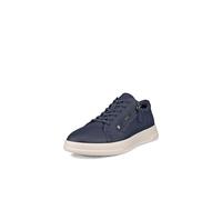 ECCO Chaussures Femme Move W 223813 Bleu Marine, Baskets à Lacets en Cuir et Fermeture éclair 39