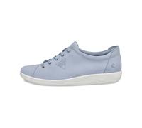 Ecco Damen Soft 2.0 Nubuck Leather Dusty Blue Trainer 37 EU