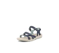 ECCO Femme CRUISEII Sandales Bout Ouvert, Bleu (Marine/Ice Flower 54668), 37 EU