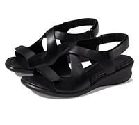 ECCO Femme Felicia Cross Sandals, Black, 39 EU