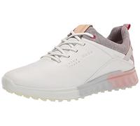 ECCO Femme S-Three Gore-tex Chaussure de Golf, Blanc Rose, 38 EU