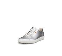 Ecco Femme Soft 7 430003 Nubuck Metallic Silver Formateurs 39 EU