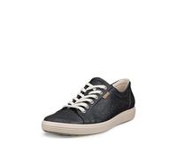 ECCO Femme Soft 7 430003 Suede Leather Silver Heavy Formateurs 37 EU