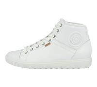 ECCO Soft 7 Ladies, Sneaker Hautes Femme, Blanc White 1007, 39 EU