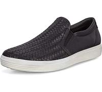 ECCO Femme SOFT7W Baskets Slip-on, Noir (Black 1001), 38.5 EU