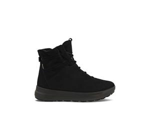 ECCO Femme Solice Mid-Cut Gore-tex Water Proof Insulated Boots, Schwarz, 40 EU