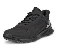 ECCO Femme ULT-TRN Synthetic Textile Black Black Silver Metallic Formateurs 38 EU