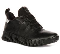 Ecco Gruuv W Dritan G Tex Fluidform Elastic Femmes Trainer En Noir UK 4 - 9