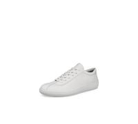 Ecco Herren Soft Zero Leder White Shadow White Trainer 43 EU