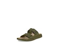 ECCO Homme Cozmo Two Band Buckle Sandale Glissante, Nubuck Gland, 14.5/15 UK