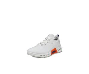 ECCO Hommes BIOM C4 Chaussures Golf imperméables - Blanc/Bleu Mazarine - UK 8-8.5