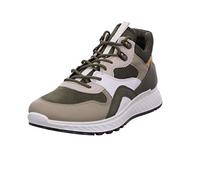 ECCO Hommes ST1 Shock Thru Cuir Formateurs - Multicolour Sage - UK 7.5