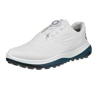 ECCO Chaussures de Golf Crampons Hommes 2024 Boa - Blanc/Essence - UK 8-8.5