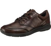 ECCO Chaussure de sport à lacets 'Irving' brun foncé / noir, Taille 46