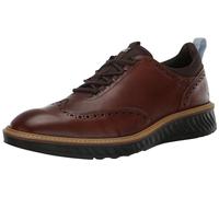 ECCO Men's St.1 Hybrid Brogue Oxford, Cognac, 9-9.5