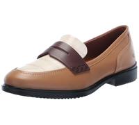ECCO Mocassins Classiques pour Femme 15 Penny, Cachemire/calcaire/Chocolat, 39 EU
