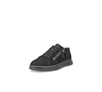 ECCO Move Baskets en Dentelle à Fermeture éclair pour Femme Noir/Gravier 36/37