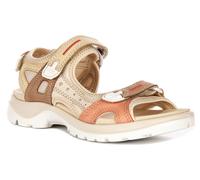 Ecco Offroad Supérieur Trail Marche Confort Sandale Femme En Beige UK 4 - 9