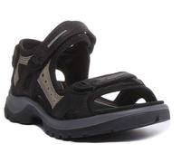 ECCO Hors-Piste Yucatan Bride Cheville Femmes Sandale en Noir Taille UK 3 - 8