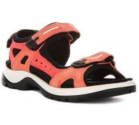Ecco Offroad Yucatan Sandales En Cuir À Enfiler Femme Orange UK 5-9