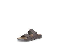 ECCO Sandales Cozmo à deux bandes pour homme, acier, 9/9.5 UK