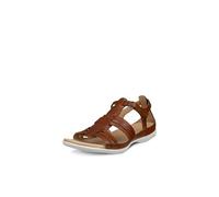 ECCO Sandales Flash Roman pour femme, selle, 37 EU