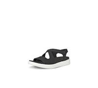 ECCO Sandales Flowt W pour femme, Noir, 43 EU