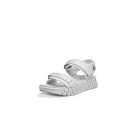 ECCO Sandales Gruuv Sol pour femme, Nubuck blanc, 8/8.5 UK