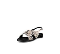 ECCO Sandales sculptées Alba 25 à bride arrière pour femme, Imprimé serpent argile foncée, 7/7.5 UK