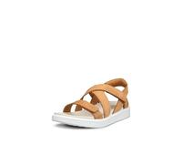 ECCO Sandales souples à lanières croisées pour femme, lion, 38 EU