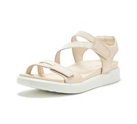 ECCO Sandales souples pour femme à 3 lanières, calcaire, 39 EU