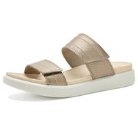ECCO Sandales souples pour femme, pur cachemire métallique, 36 EU