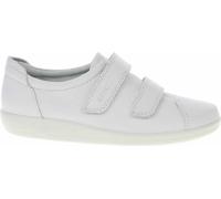 Ecco SOFT 2.0 Chaussures pour dames - mocassins confortables - chaussures basses blanches loisirs NEU