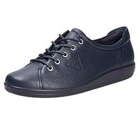 Ecco Baskets Soft 2.0 Tie Cuir Marine Femme 43 EU