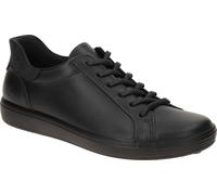 Ecco SOFT 7 EASY SLIP LACE Chaussures pour femmes - chaussures basses à lacets sportives noires