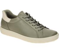 Ecco SOFT 7 EASY SLIP LACE Chaussures pour femmes - chaussures basses à lacets sportives vertes