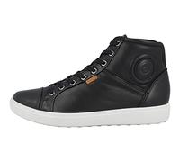 ECCO Soft 7 Ladies, Sneaker Hautes Femme, Noir Black 1001, 37 EU