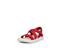 ECCO Soft Sandal Cross Strap, Sandales pour femme, rouge poivre 40 EU
