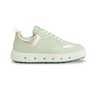 ECCO Street 720 Chaussures de golf hybrides imperméables en cuir pour femme, Matcha doré métallisé, 4.5 UK